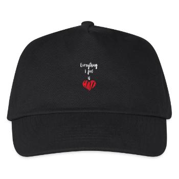 Everything I Feel Is Hate Stop Hate - Kids’ Baseball Cap - black - Front