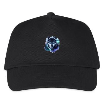 Wolf Nebula Galaxy Polarlicht - Kinder Basecap - Schwarz - Vorne
