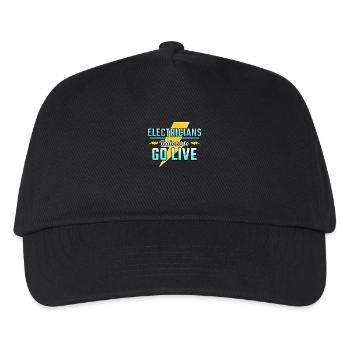 Elektriker Humor Elektrotechniker Ingenieur - Kinder Basecap - Schwarz - Vorne