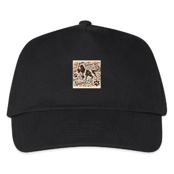 Spaniel Lover - Kids’ Baseball Cap - black - Front