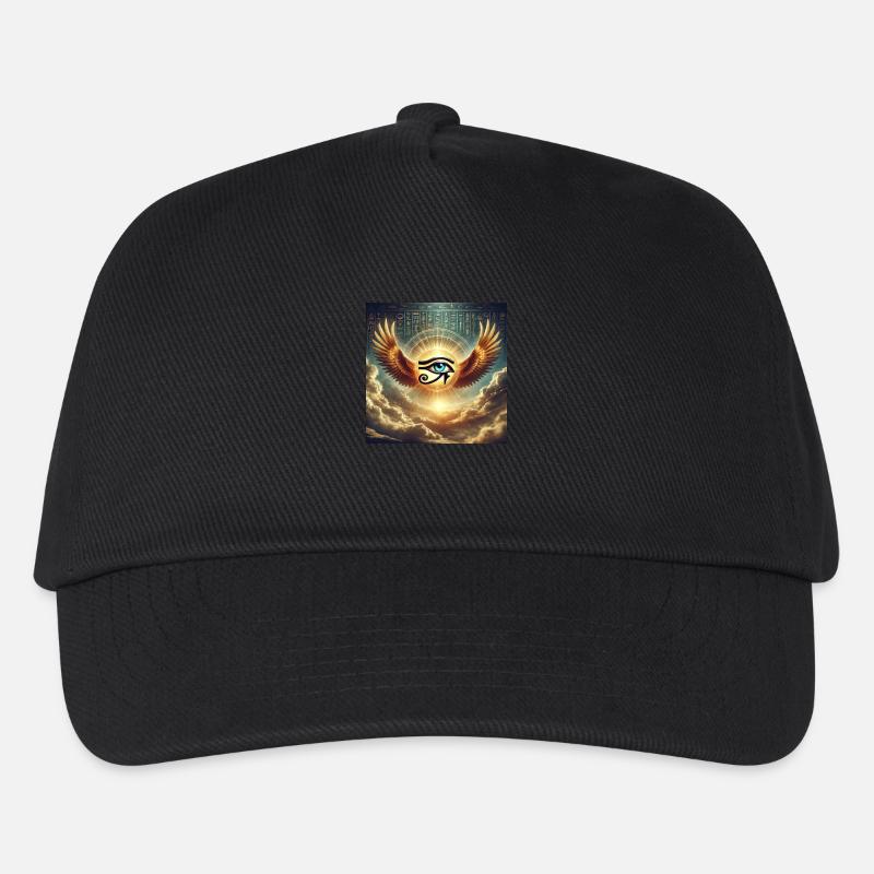 Auge des Horus - Kinder Basecap - Schwarz