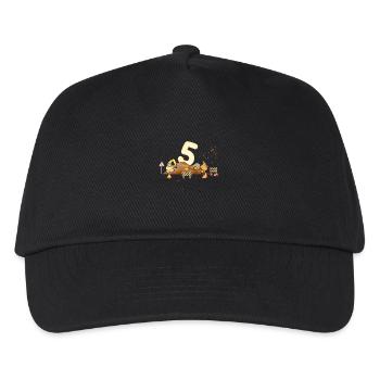 5th Anniversary Construction Site - Kids’ Baseball Cap - black - Front