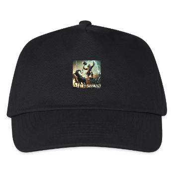 Thor, Wikinger und germanischer Gott - Kinder Basecap - Schwarz - Vorne