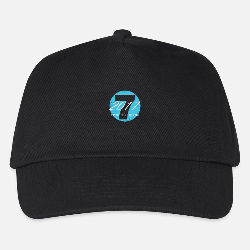 7Jahre alt Limited Edition - Kinder Basecap - Schwarz
