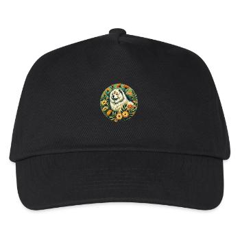Chow Chow Frühling - Kinder Basecap - Schwarz - Vorne