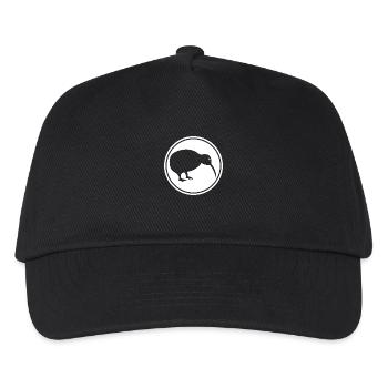 Kiwi - Neuseeland - New Zealand - Maori - Aotearoa - Kinder Basecap - Schwarz - Vorne