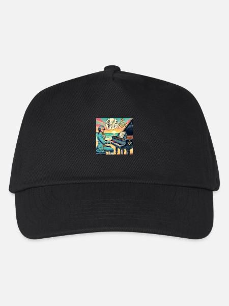 Mozart was a Freemason - Kids’ Baseball Cap - black