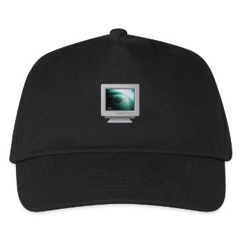 CRT-Design - Ich habe eine Hexe gesehen! - Kinder Basecap - Schwarz - Vorne