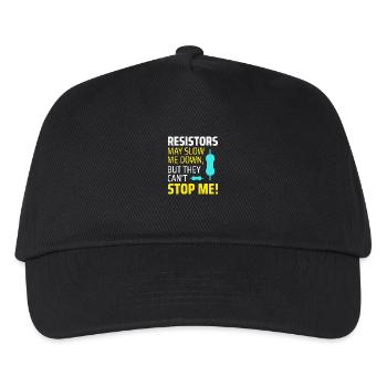 Elektriker Humor Elektrotechniker Ingenieur - Kinder Basecap - Schwarz - Vorne