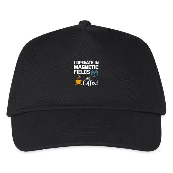 Elektriker Humor Elektrotechniker Kaffee - Kinder Basecap - Schwarz - Vorne