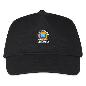 Electrician Dad Electrical Technician Engineer - Kids’ Baseball Cap - black - Front