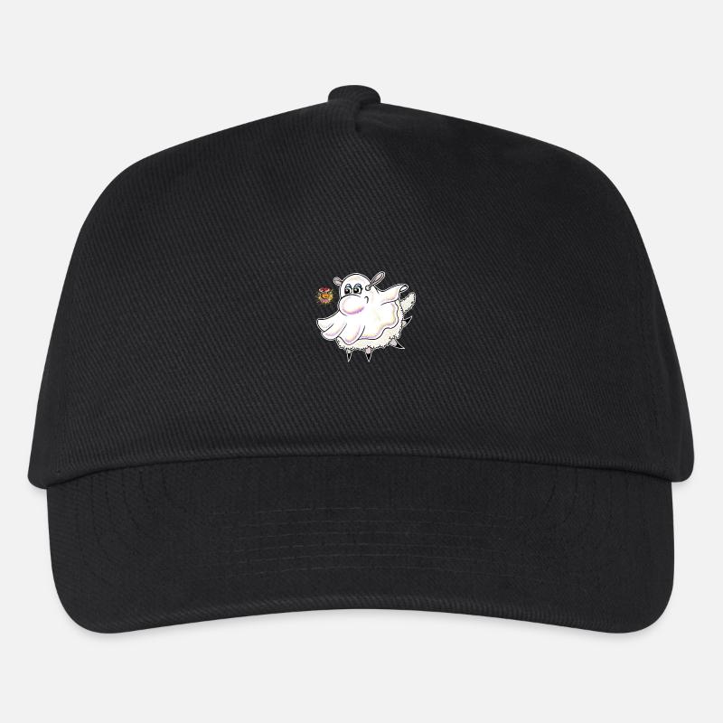 Wolly Sheepling Halloween Ghost - Kids’ Baseball Cap - black