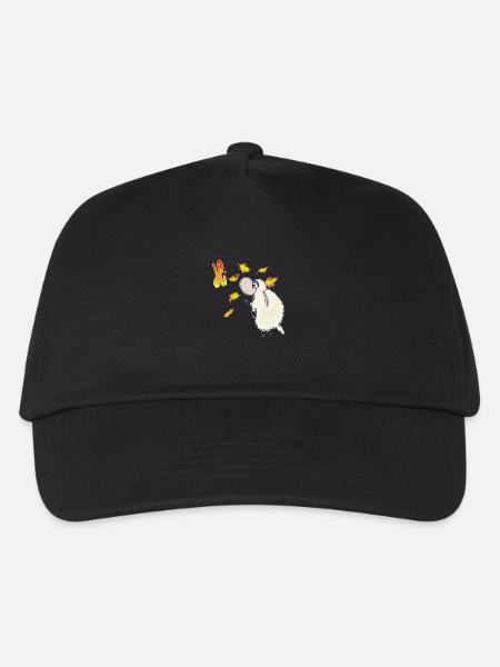 Wolly Sheepling Herbst Gaming - Kinder Basecap - Schwarz