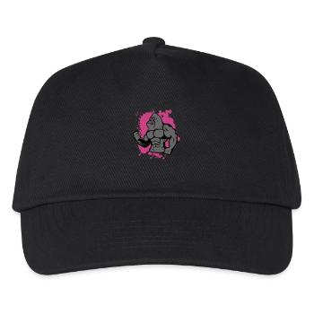 Gorilla Strong Animal - Kids’ Baseball Cap - black - Front
