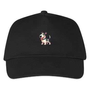 Bullterrier 3 - Kinder Basecap - Schwarz - Vorne