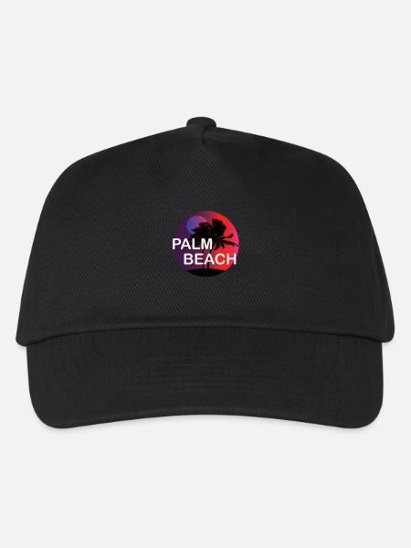 PalmBaech - Kinder Basecap - Schwarz