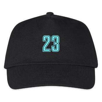 23 - Kinder Basecap - Schwarz - Vorne