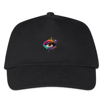 Funky Eye - Kids’ Baseball Cap - black - Front