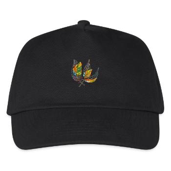 leaves - Kids’ Baseball Cap - black - Front