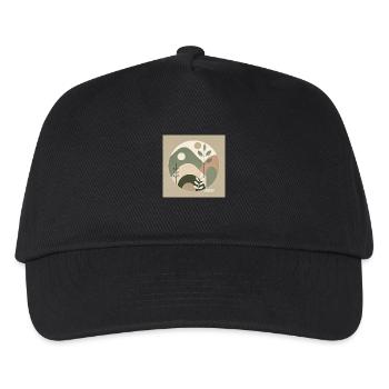 Botanical Minimalism - Kids’ Baseball Cap - black - Front
