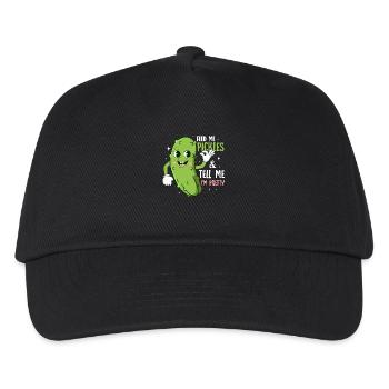 Feed Me Pickles & Tell Me I'm Pretty Cucumber Vega - Kinder Basecap - Schwarz - Vorne