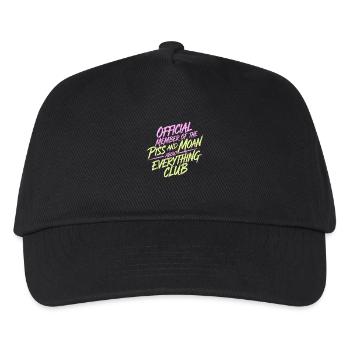 Member of Piss and Moan Club 10 - Kinder Basecap - Schwarz - Vorne
