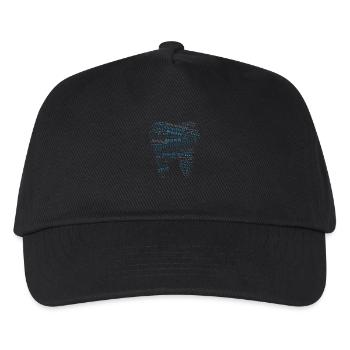 Dental Technology Wordcloud blue - Kids’ Baseball Cap - black - Front