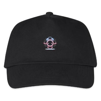 Friedlich meditieren Wecker Symbol - Kinder Basecap - Schwarz - Vorne