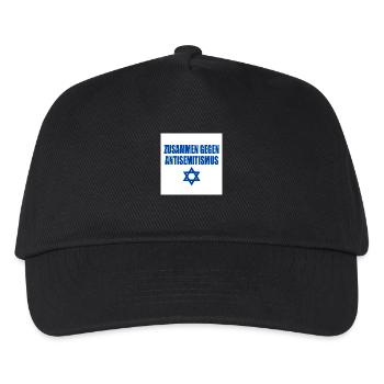 zusammen gegen antisemitismus - Kinder Basecap - Schwarz - Vorne