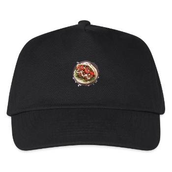 Delicious kebab wrap – pure enjoyment! - Kids’ Baseball Cap - black - Front