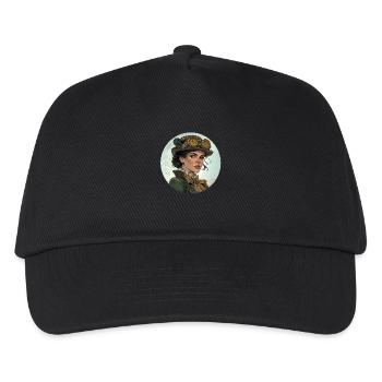 Timeless steampunk style for explorers - Kids’ Baseball Cap - black - Front