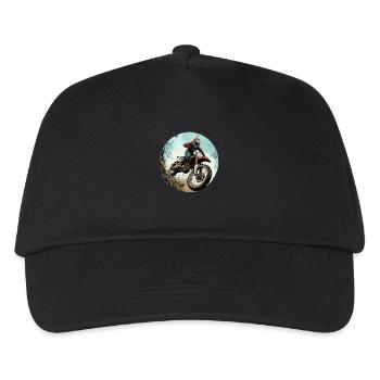 Motocross: adventure and adrenaline at the highest level - Kids’ Baseball Cap - black - Front