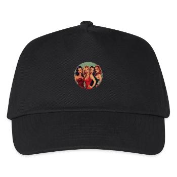 Eleganter Abend mit den besten Freundinnen - Kinder Basecap - Schwarz - Vorne
