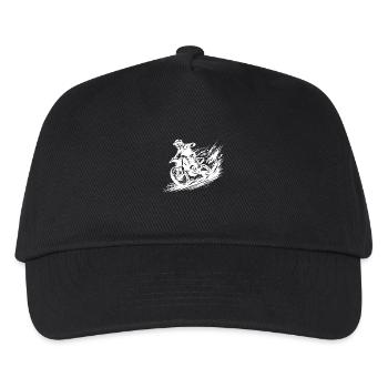Balade dynamique en motocross dans la boue et la boue - Casquette de baseball Enfant - noir - Devant