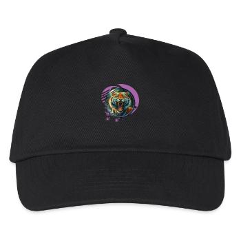 Roaring Tiger - Kids’ Baseball Cap - black - Front