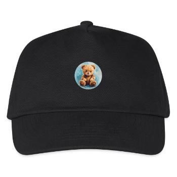 Favorite bear: Cuddle time guaranteed! - Kids’ Baseball Cap - black - Front
