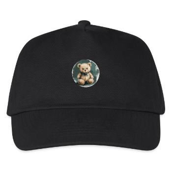 Ours en peluche élégant : Nostalgie câline ! - Casquette de baseball Enfant - noir - Devant