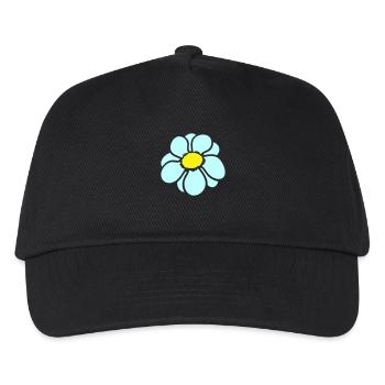 Kleine Margerite Blume Weiß Dekorativ Schön Natur - Kinder Basecap - Schwarz - Vorne