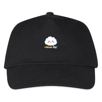 Dream Big Cloud Cute Design - Kids’ Baseball Cap - black - Front