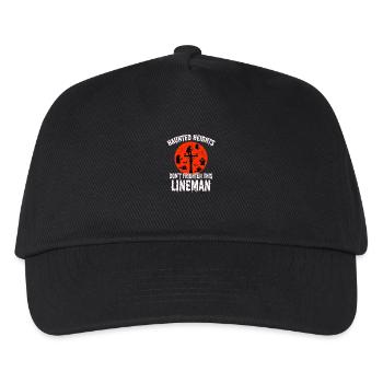 Haunted Heights Lineman Halloween Spooky Design - Kids’ Baseball Cap - black - Front