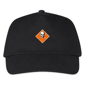 Skull and bones - Kids’ Baseball Cap - black - Front