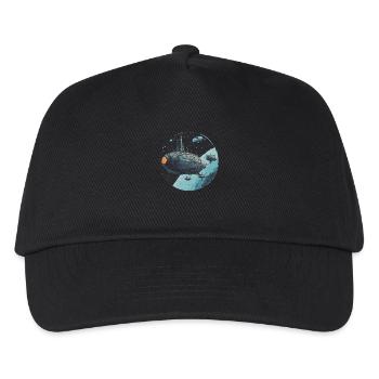Galactic Journey: Exploration in the Sea of Stars! - Kids’ Baseball Cap - black - Front