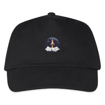 Departure into the universe: The stars are waiting! - Kids’ Baseball Cap - black - Front