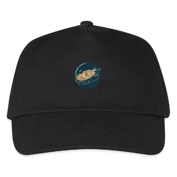 Bitcoin Odyssey: The Future Takes Off! - Kids’ Baseball Cap - black - Front