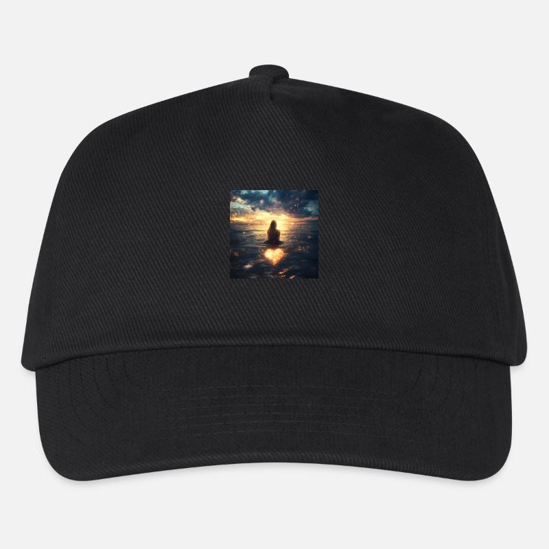 plan céleste - Casquette de baseball Enfant - noir