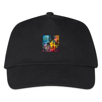 Information level - Kids’ Baseball Cap - black - Front