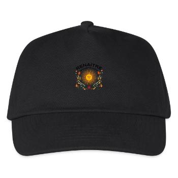 Reborn, Reveal, Achieve- Year's Resolution - Kids’ Baseball Cap - black - Front