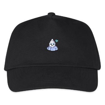 monster love eisscholle - Kinder Basecap - Schwarz - Vorne