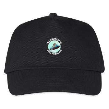 Jet Ski Full Throttle Watersports Adventure Ocean - Kids’ Baseball Cap - black - Front