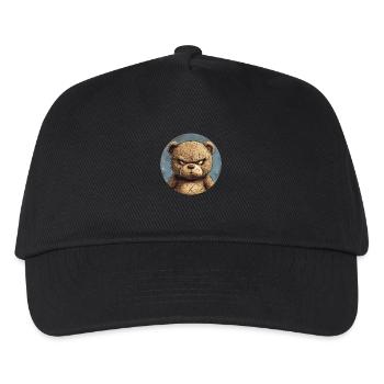 Grim Teddy : Robuste et unique - Casquette de baseball Enfant - noir - Devant